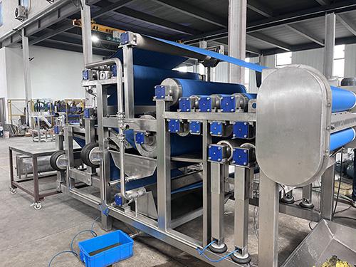 帶式壓榨機(jī)可用于菠菜榨汁 